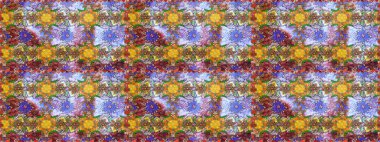 Çiçek buketleriyle klasik bir eskiz şekli. Raster illüstrasyonu. Tarafsız renklerde.