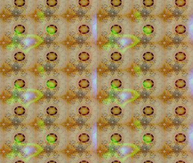 Raster illüstrasyonu. Küçük çiçekteki sevimli çiçek deseni. Çizim.