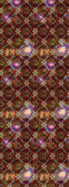 Küçük çiçekteki sevimli çiçek deseni. Güzel kumaş deseni. Güzel karalamalı çiçek desenli çizim. Raster illüstrasyonu.