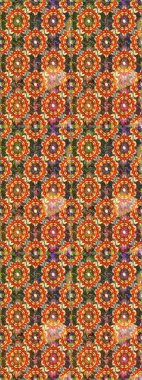 Zarif raster klasik desen. Yinelenen öğeleri ile sorunsuz arka plan. Kahverengi ve altın desen.