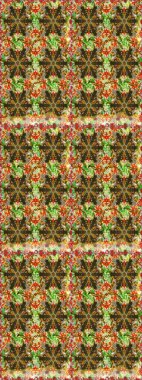 Raster sanatı. Kahverengi renklerde, altın elementlerle kusursuz desen. Hassas altın deseni açın. Kusursuz altın desenli bukleler. Doğu tarzı arabesk. Parlak dantel, stilize çiçekler, şal desenli