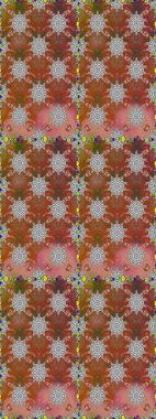 Çiçek desenli raster, kahverengi ve gri çizgi grafik desenli soyut raster arkaplan. Modern stil dokusu.