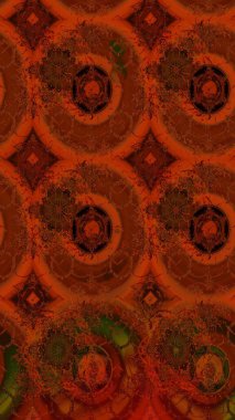 Çiçekli eskiz çizimi. Düz Çiçek Elementleri Tasarımı. Kahverengi ve kırmızı renkte çiçekler. Renkli Yaz Teması çizim şablonu.