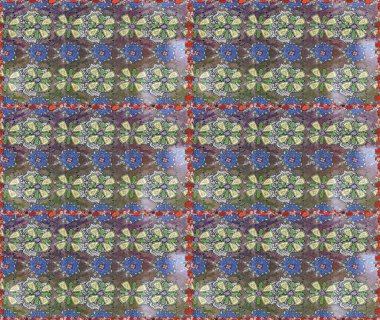 Gri ve nötr renkte çiçekler. Raster illüstrasyonu. Kusursuz. Şirin çiçek elementleri..