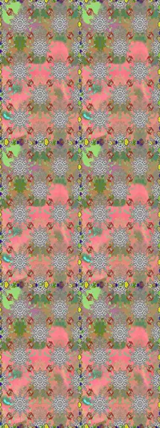 Yapraklı kusursuz desen. Poster ya da kapak için arka plan. Tekstil için figür. Şirin, zarif çiçekler Raster illüstrasyonu. Davetiye ve kartpostal tasarımı için dekoratif çiçek unsurları.