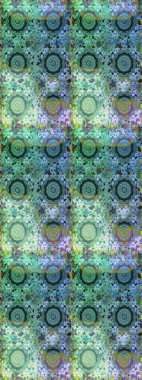 Altın elementlerle mavi renklerde altın desen. Raster altın pürüzsüz desen. Arkaplan, kumaş, altın duvar kağıdı. Düz elle çizilmiş vintage koleksiyonu.