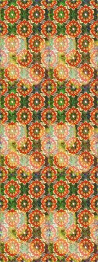 Süslü dekorasyon. Lüks, kraliyet ve Viktorya dönemi konsepti. Turuncu renklerdeki altın desenli altın elementler. Raster klasik barok çiçeksiz altın desenli..