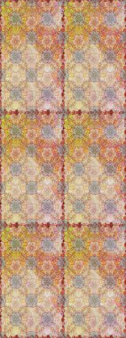 Kusursuz Vintage Çiçek Deseni. Raster Kalça dokusu deseni.