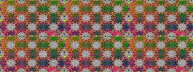 Raster - stok. Kahverengi ve gri çiçekli kusursuz desen, suluboya çiçek deseni, sevimli çiçek, duvar kağıdı, kart veya kumaş için fayanslı.