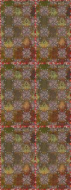 Ultraviyole kumaş deseni. Raster illüstrasyonu. Kusursuz desen. Organik motif arkaplanı.