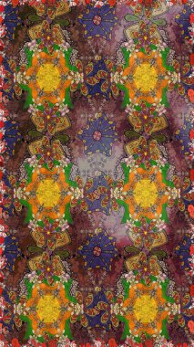 Kahverengi renkli çiçekler. Küçük çiçekte sevimli çiçek deseni var..