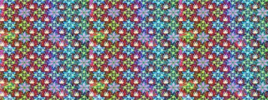 Raster illüstrasyonundaki çiçek desenli çizim. Mavi renkli çiçekler. Renkli Bahar Teması eskiz kalıbı. Düz Çiçek Elementleri Tasarımı.