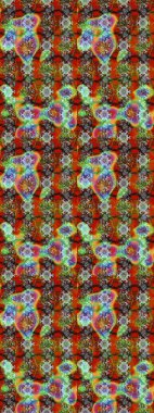 Renkli çiçekler. Çiçekli karalama şeklinde Raster çiçek deseni. Yumuşak, bahar çiçekli arka plan.