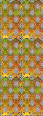 Çiçek tasarımı için inanılmaz bir kolaj cenneti tarzı. Parlak çiçekli kolaj çiçekleri turuncu ve gri. Çiçekli zambaklar dikişsiz arkaplan.