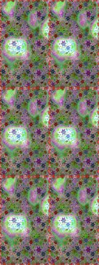 Şekillendirilmiş çiçeklerle kusursuz desen. Çiçek deseni duvar kağıdı, desen dolguları ve web sayfası arka planı için kullanılabilir. Süslü zentangılsız desen, soyut çiçeklerle süslenmiş..