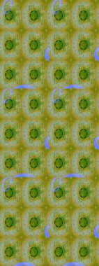 Düz Çiçek Elementleri Tasarımı. Renkli Bahar Teması eskiz kalıbı. Güzel çiçek deseni. Yeşil ve nötr renkte çiçekler.