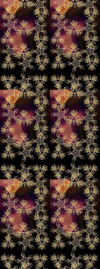 Yılbaşı kış tasarımı için renkli kar taneleri. Elle çizilmiş kartanesi karalaması. Raster illüstrasyonu.