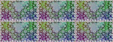 Gri renkli çiçekler. Düz Çiçek Elementleri Tasarımı. Sevimli çiçek raster deseni. Renkli Yaz Temalı Kusursuz Arkaplan.