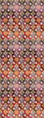 Küçük renkli çiçekler. Küçük çiçekte güzel bir desen. Motley illüstrasyonu. Çiçekli yaz çiçekleri. Moda baskıları için zarif bir şablon. Çizim.