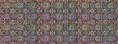 Gri renkli çiçekler. Renkli Bahar Temalı Kusursuz Arkaplan. Raster illüstrasyonunda kusursuz çiçek deseni. Düz Çiçek Elementleri Tasarımı.