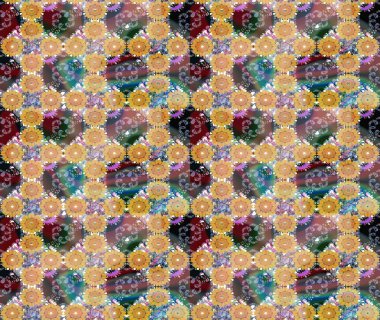 Raster. Sabıka fotoğraflarında, bebek kıyafetlerinde, duvar kâğıtlarında, paket kutularında falan kullanılabilir. Zarif, parlak ve eskiz bej desenli çiçek tasarımı.