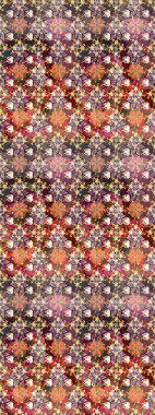 Küçük renkli çiçekler. Küçük çiçekte güzel bir desen. Motley illüstrasyonu. Çiçekli yaz çiçekleri. Moda baskıları için zarif bir şablon. Çizim.