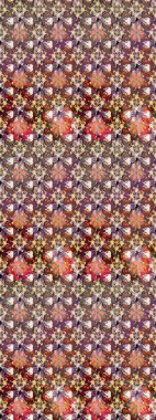 Yatak çarşafları, ceket, paket tasarımı, kumaş ve moda kavramları için tekstil baskısı. Eskiz modeli etnik tasarım. Çiçekleri, deniz kabukları, mandalaları ve suluboya efektleri olan deniz altyapısı.