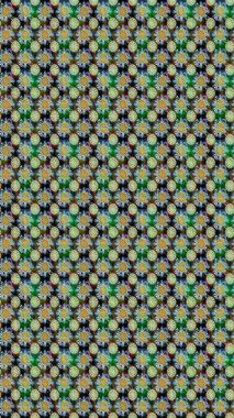 Eskiz geçmişi. Renkli desenli eskiz deseni nötr çiçekler ve dekoratif elementlerle. Eski usul. Raster illüstrasyonu. Kumaş, tekstil ve duvar kağıdı baskısı için..