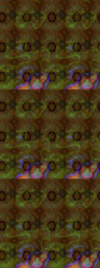 Raster illüstrasyonundaki çiçek desenli çizim. Düz Çiçek Elementleri Tasarımı. Renkli Yaz Temalı eskiz kalıbı. Renkli çiçekler.