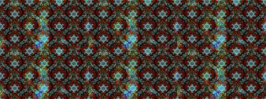 Düz Çiçek Elementleri Tasarımı. Kahverengi ve siyah renkli şirin çiçek desenleri. Renkli Bahar Teması eskiz kalıbı. Raster Modaya uygun kumaş deseni.