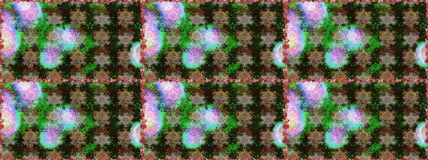 Şirin çiçek elementleri. Kusursuz. Raster illüstrasyonu. Gri ve kahverengi renkte çiçekler.