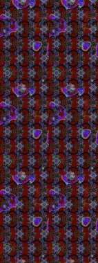 Bahar çiçekleriyle güzel bir çiçek deseni çizmişsin. Raster illüstrasyonu. Güzel kumaş deseni.