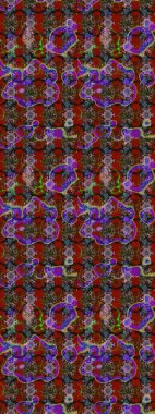 Karalama çiçeği. Raster illüstrasyonu. Güzel kumaş deseni. Renkli Bahar Teması eskiz kalıbı. Düz Çiçek Elementleri Tasarımı. Zentangle soyut çiçekleri.