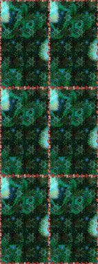 Gri ve yeşil renkli çiçekler. Güzel çiçek deseni. Düz Çiçek Elementleri Tasarımı. Renkli Bahar Teması Kusursuz Arkaplan.