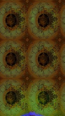 Eskiz geçmişi. Kumaş, tekstil, duvar kağıdı baskısı için. Miles Fleur, süslü püslü bir süs. Eski usul. Tomurcukları papatya çiçekleri olan sevimli bir çiçek deseni. Raster illüstrasyonu.