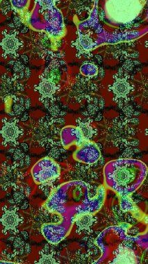 Tekstil veya kitap kapakları, imalat, duvar kağıtları, baskı, hediye paketi ve yapıştırma kitabı için çiçek eskizi geçmişi. Raster illüstrasyonu. Küçük ölçekli çiçeklerdeki basit sevimli desen.