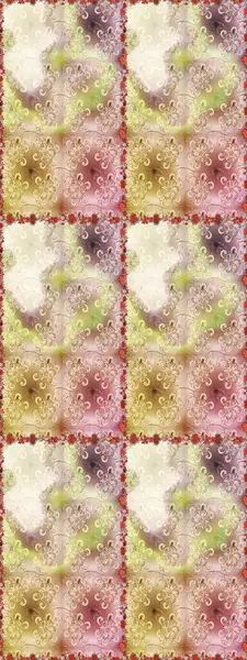 Kusursuz bir geçmişi var. Eski usul. Kumaş, tekstil, duvar kağıdı baskısı için. Miles Fleur, süslü püslü bir süs. Tomurcukları papatya çiçekleri olan sevimli bir çiçek deseni. Raster illüstrasyonu.