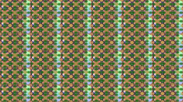 Düz Çiçek Elementleri Tasarımı. Çiçeksel fantezi tasarımı, parlak bir arka planda, kusursuz bir desen. Renkli Bahar Teması Kusursuz Arkaplan.