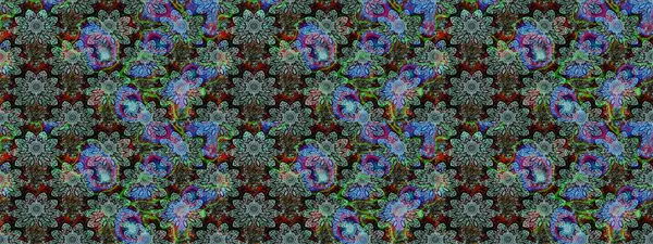 Moda baskıları için zarif bir şablon. Motley illüstrasyonu. Çiçekli bahar çiçekleri. Küçük çiçekte güzel bir desen. Küçük renkli çiçekler..