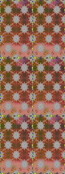 Raster illüstrasyonu. Düz Çiçek Elementleri Tasarımı. Kusursuz Chichi kumaş deseni. Renkli Bahar Temalı Kusursuz Arkaplan. Çiçek deseni.