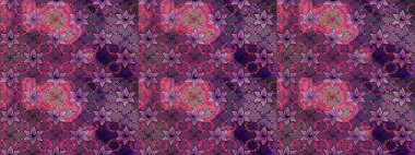 Zarif, parlak ve mor çiçek desenli eskiz. Sabıka baskıları, bebek kıyafetleri, duvar kâğıtları, paket kutuları vb..