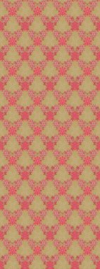 Güzel, parlak, pürüzsüz kumaş, tuval. Kıvırcık, parlak örgü. Çiçek çelengi. Eski moda arka plan. Desen, çizim, çiçek sınırı. Raster illüstrasyonu.