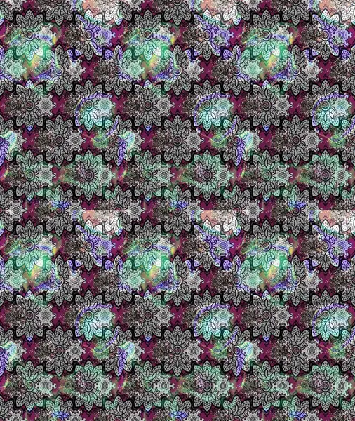 Küçük gri çiçeklerle oldukça eski bir besin torbası deseni. Tekstil, kumaş, kapaklar, duvar kağıtları, baskı, paket, koleksiyon defteri, örgü, dekupaj için çiçek arkaplanı..