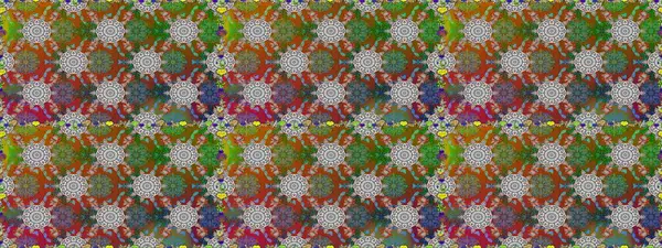 Arkaplan dokusu, duvar kağıdı kahverengi ve gri renkli çiçek teması. Soyut etnik raster kusursuz desen. Kabile sanatı boho baskısı, klasik çiçek arkaplanı.