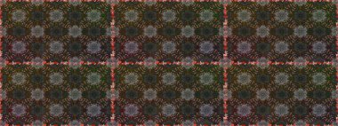 Gri ve kahverengi renkte güzel çiçekler, suluboya çiçek desenleri, duvar kağıdı, kart veya kumaş için fayanslı desenler. Raster..