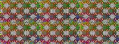 Arkaplan dokusu, duvar kağıdı kahverengi ve gri renkli çiçek teması. Soyut etnik raster kusursuz desen. Kabile sanatı boho baskısı, klasik çiçek arkaplanı.