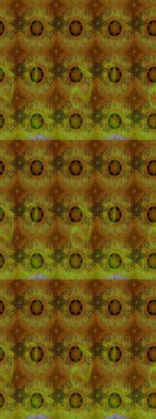 Kahverengi renkli çiçekler. Raster illüstrasyonu. Küçük çiçekte sevimli çiçek deseni var..