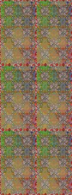 Düz Çiçek Elementleri Tasarımı. Kahverengi ve bej renkli çiçekler. Çiçekli kusursuz retro desen. Renkli Yaz Temalı Kusursuz Arkaplan.