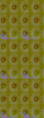 Renkli çiçekler. Raster illüstrasyonu. Çiçek süslemeli çizim deseni.