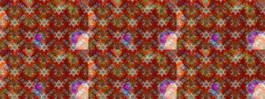 Tekstil, kumaş, ambalaj, hatıra defteri için hoş bir çiçek arkaplanı. Arkaplanda. Çocuksu tasarım. Elle çizilmiş karalama çiçekleri ile Raster çizim deseni.